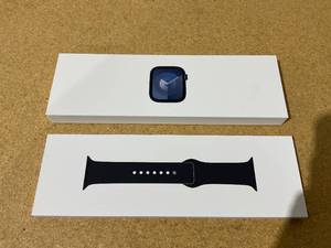 lot 32 image: Apple Watch Series 9 GPS 45mm Smartwatch with Midnight Aluminum Case MR9A3LWA