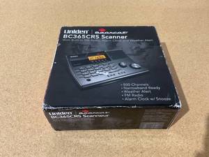 lot 47 image: Uniden 500-Channel Radio Scanner with Weather Alert, BC365CRS