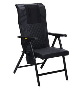 lot 33 image: Brookstone Shiatsu and Dual Heating Folding Massage Chair, High Quality Material