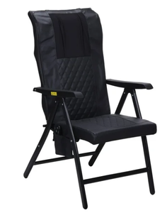 lot 94 image: Brookstone Shiatsu and Dual Heating Folding Massage Chair, High Quality Material, Gift for Adults