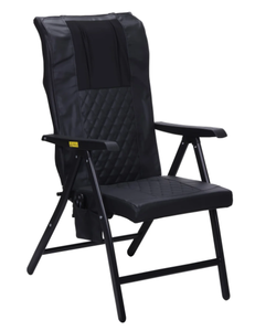 lot 95 image: Brookstone Shiatsu and Dual Heating Folding Massage Chair, High Quality Material, Gift for Adults