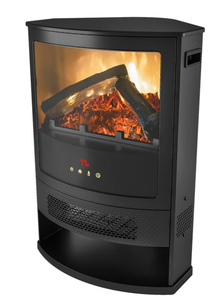 lot 133 image: Better Homes & Gardens Electric Corner Stove Heater with Remote