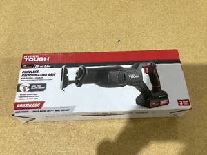 lot 632 image: Hyper Tough 20V Max Lithium-ion Cordless Reciprocating Saw, Variable Speed, Keyless Blade Change, with 1.5Ah Lithium-Ion Battery and Charger
