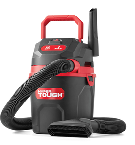 lot 428 image: Hyper Tough 1.5 Gallon 2 Peak HP Poly WetDry Vacuum, VH105 3502, New