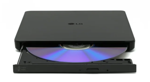 lot 145 image: LOT OF 2 LG Ultra Slim Portable DVD Writer with M-DISC Support - GP63EX70
