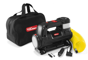 lot 146 image: Hyper Tough DC 12V Heavy Duty Direct Drive Digital Tire Inflator with Detachable LED Light