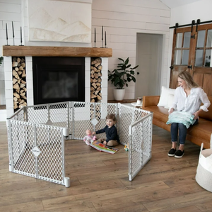 lot 154 image: Toddleroo by North States Superyard Explorer Baby Play Yard