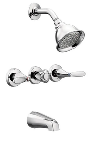lot 157 image: Moen Inc 82663 Chrome Tub & Shower Faucet