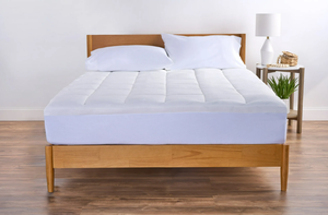 lot 160 image: King Size Allswell Sensacool Cooling Pillow Top Fitted Mattress Topper