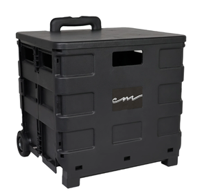 lot 258 image: Everything Mary Collapsible Plastic Rolling Cart for Crafts & Hobby Supplies