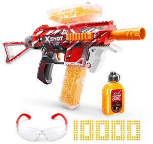 lot 262 image: XSHOT Hyper Gel Trace Fire Blaster, Outdoor, (10,000 Hyper Gel Pellets) by ZURU