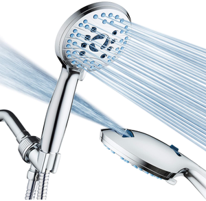 lot 279 image: LOT OF 3 AquaCare High Pressure 8-mode Handheld Shower Head