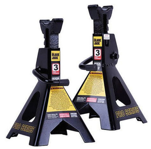 lot 440 image: Torin Black Jack 3 Ton Jack Stands, Black, T43002W