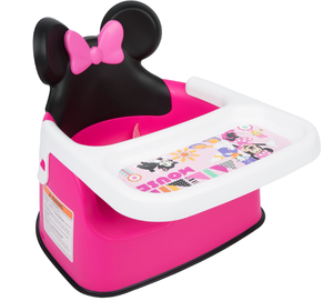 lot 452 image: The First Years Disney Minnie Mouse Mealtime Booster Seat - Toddler Feeding Seat