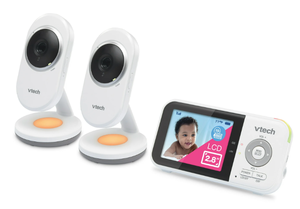 lot 456 image: VTech 2 Camera 2.8 Digital Video Baby Monitor with Night Light