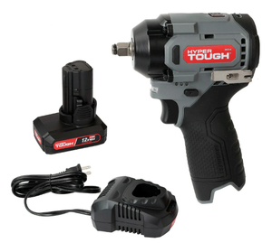 lot 458 image: Hyper Tough 12V Max Cordless Brushless Impact Wrench with 4.0Ah Lithium-Ion Battery and Charger