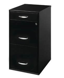 lot 648 image: Space Solutions 3 Drawer Letter Width Vertical File Cabinet with Pencil Drawer