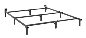 lot 673 image: Mainstays 7 TwinFullQueen Size Adjustable Metal Bed Frame