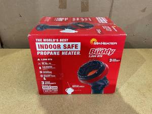lot 186 image: Mr. Heater Brand, 3,800 BTU Little Buddy Portable Radiant Propane Heater