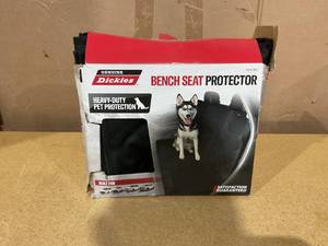 lot 215 image: Genuine Dickies Universal Car Bench Seat Pet Protector Heavy-Duty Cloth Black
