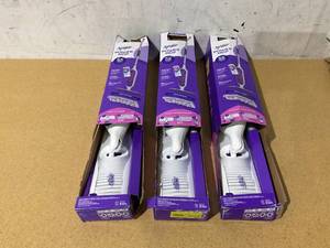 lot 322 image: LOT OF 3 Swiffer PowerMop Multi-Surface Mopping Kit Lavender