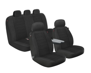 lot 697 image: Genuine Dickies 3 Piece Arlington Cloth Truck Seat Covers Black, 806442