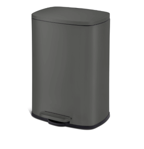 lot 466 image: Qualiazero Stainless Steel Kitchen Step Trash Can