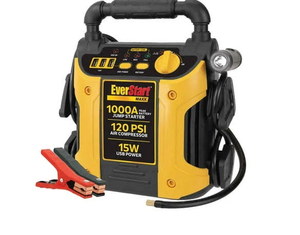 lot 473 image: New Everstart Maxx 1000-Amp Jump Starter & Air Compressor