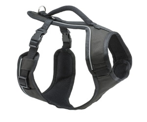 lot 490 image: LOT OF 2 PetSafe EasySport Dog Harness, Adjustable, Padded with Handle, Reflective, Medium, Gray