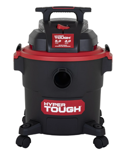 lot 718 image: Hyper Tough 5 Gallon 4 HP WetDry Vacuum for the Car, Garage, Home or Workshop