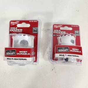 lot 13 image: Lot Of Two New Hole Dozers 1 12 49-56-0082 And 1 38 49-56-0072