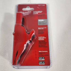 lot 17 image: Milwaukee Electrical Alligator Clips 49-77-1005 New