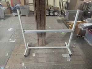 lot 19 image: 48 Rolling White Board Rack