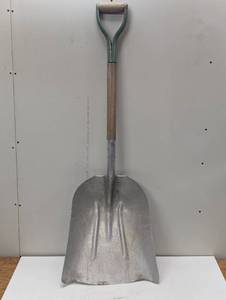 lot 35 image: Aluminum Scoop Shovel 30 in. wWood Handle