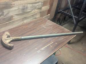 lot 6 image: Large Commercial PipeConduit Bender - Steel Handle