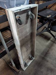 lot 8 image: 49 x 16.5 Large Moving Dolly - On 3 Volcan Casters