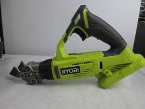 Ryobi P591 18V One+ 18 Gauge Offset Shears TESTED, WORKS, TOOL ONLY, USED