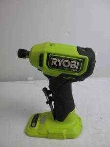lot 17 image: RYOBI 18V ONE HP COMPACT BRUSHLESS 14 RIGHT ANGLE DIE GRINDER TOOL ONLY, USED