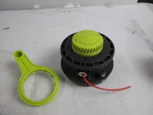 lot 34 image: RYOBI AC053N1BFH Reel Easy Bump Feed String Head with Speed Winder USED