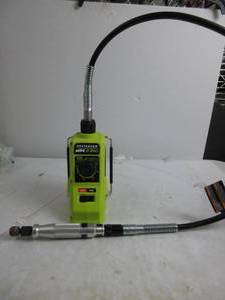 lot 36 image: RYOBI ONE HP 18V Brushless Cordless Rotary Tool (Tool Only) NO BOX, WITH ATTACHMENTS SHOWN ON PIC, TESTED, WORKS, USED