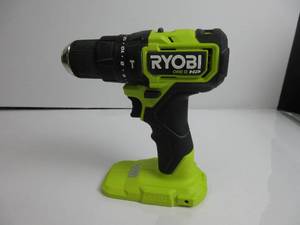 lot 47 image: RYOBI 18V ONE HP Compact Brushless 12 Hammer Drill TOOL ONLY, MISSING BATTERY AND CHARGER, TESTED, WORKS, USED