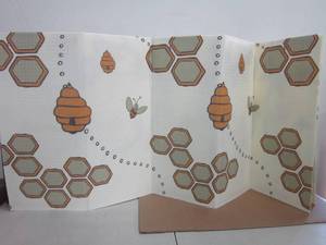 lot 103 image: Extra-Large Baby Play Mat, Waterproof Foam, Non-Toxic & Foldable, for Tummy Time, Crawling & Toddler Play, Indoor & Outdoor Use, 79x71, Flowers and Bees Design - USED.