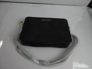 lot 73 image: Michael Kors Jet Set Item Large East West Crossbody IT GOT WET AND HAS WHITE ON IT, NEW BUT DAMAGED