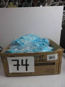lot 74 image: ICEWRAPS 4x7 Instant Cold Pack - Box of 45  Cold Compress Instant Ice Pack for Emergency  Disposable Ice Packs for Injuries  Instant Breakable Ice Packs for First Aid and Sports OPEN BOX, NEW