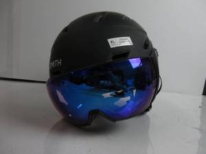 lot 94 image: Smith Optics Survey MIPS Unisex Snow Helmet - Matte Black, ChromaPop Photochromic Rose Flash  X-Large USED