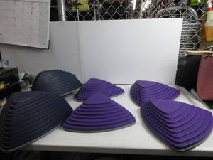 lot 117 image: Motherly Haven 6-Piece Balance Stepping Stones for Kids, Sensory Toys to Promote Coordination, Obstacle Course for Toddlers, Outdoor Activity Set, Galaxy MISSING 6 SMALL ONES, ONLY 6 PIECES, LIKE NEW
