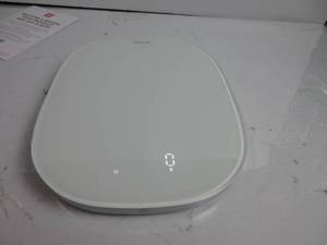 lot 143 image: ZWILLING Enfinigy Digital Kitchen Food Scale, Max weight 22lbs, Grams & Ounces, .1-gram Accuracy,White MISSING C TYPE CHARGER, TURNS ON