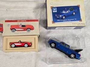 lot 253 image: 1957 Corvette and 2003 Chevrolet Silverado SS Ornament