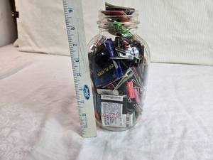 lot 263 image: Vintage Matchbook Collection in Glass Jar - Many Camel