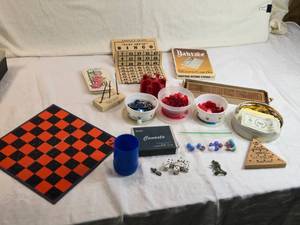 lot 292 image: Vintage Board Games and Accessories Lot